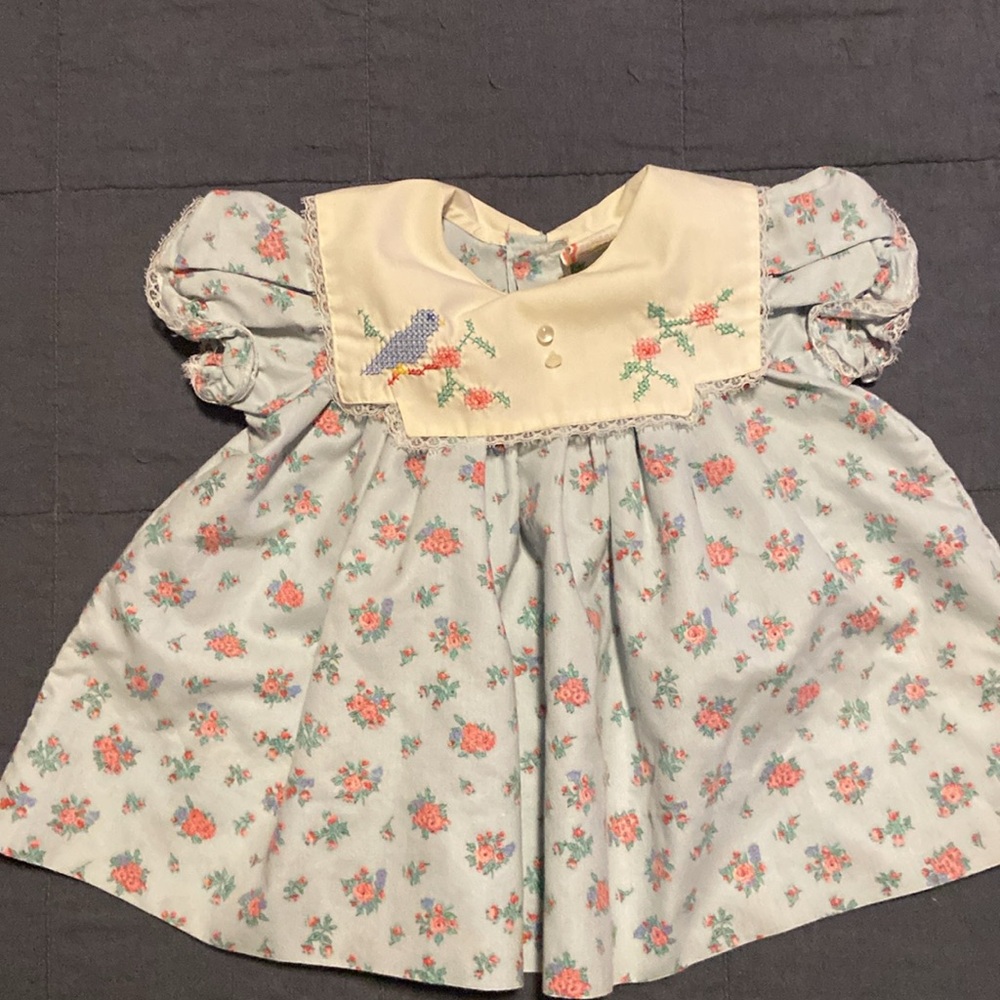 1980s vintage baby dress